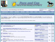Tablet Screenshot of paceandcap.com